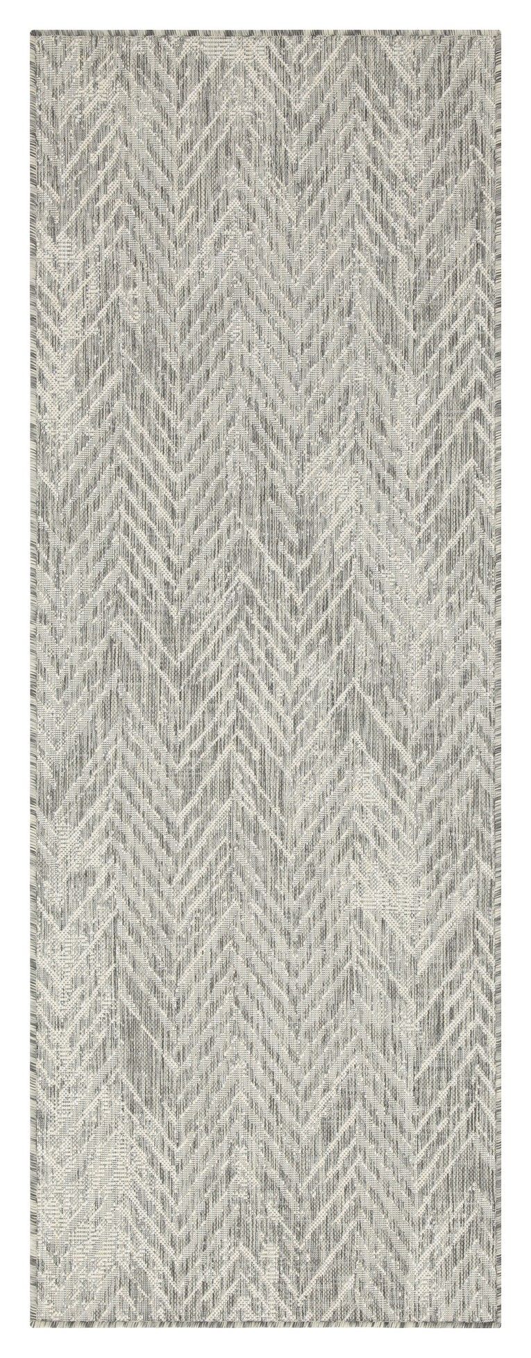 Sunshine - 5'3" X 7'3" Indoor, Outdoor Area Rug - Silver