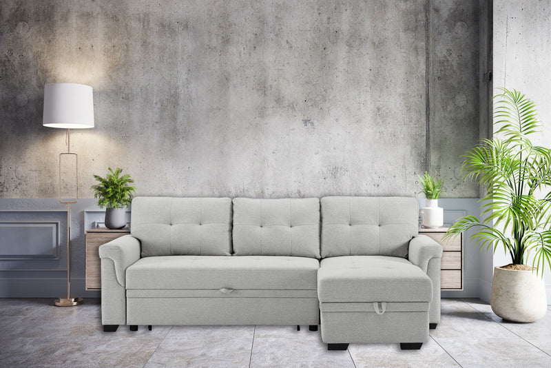 Hunter - Reversible Sleeper Sectional Sofa With Storage Chaise