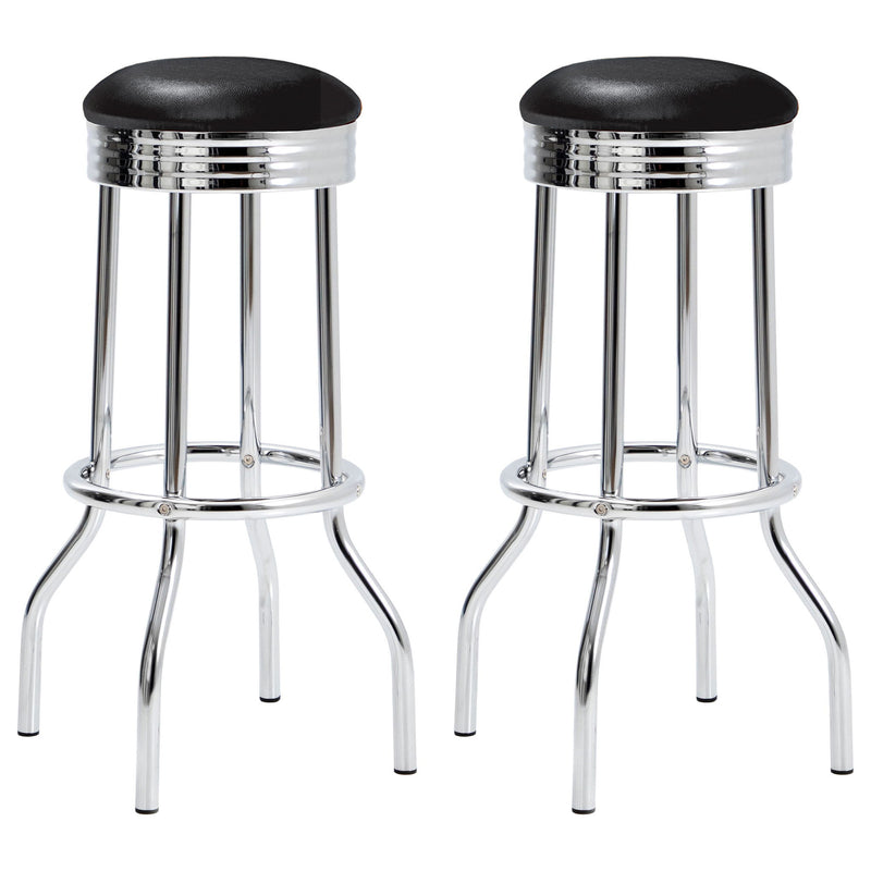 Bar Height Stool Vintage Style (Set of 2)