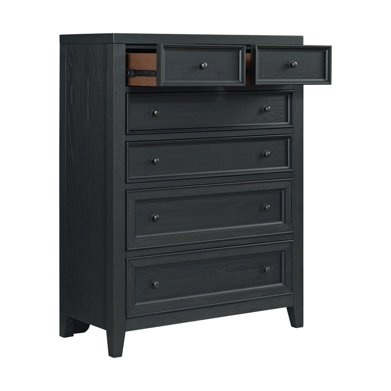 6 Drawer Chest With Knobs And Smooth Slides