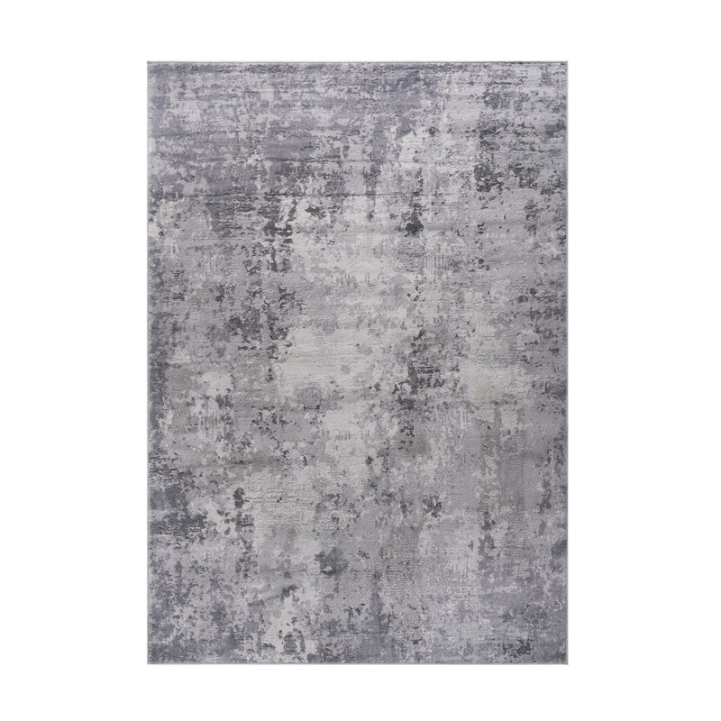 Marfi - 8' X 10' Abstract Area Rug - Light Gray
