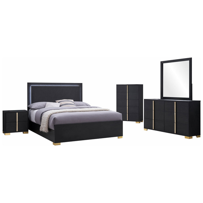 Jeremiah - Bedroom Set With LED Headboard