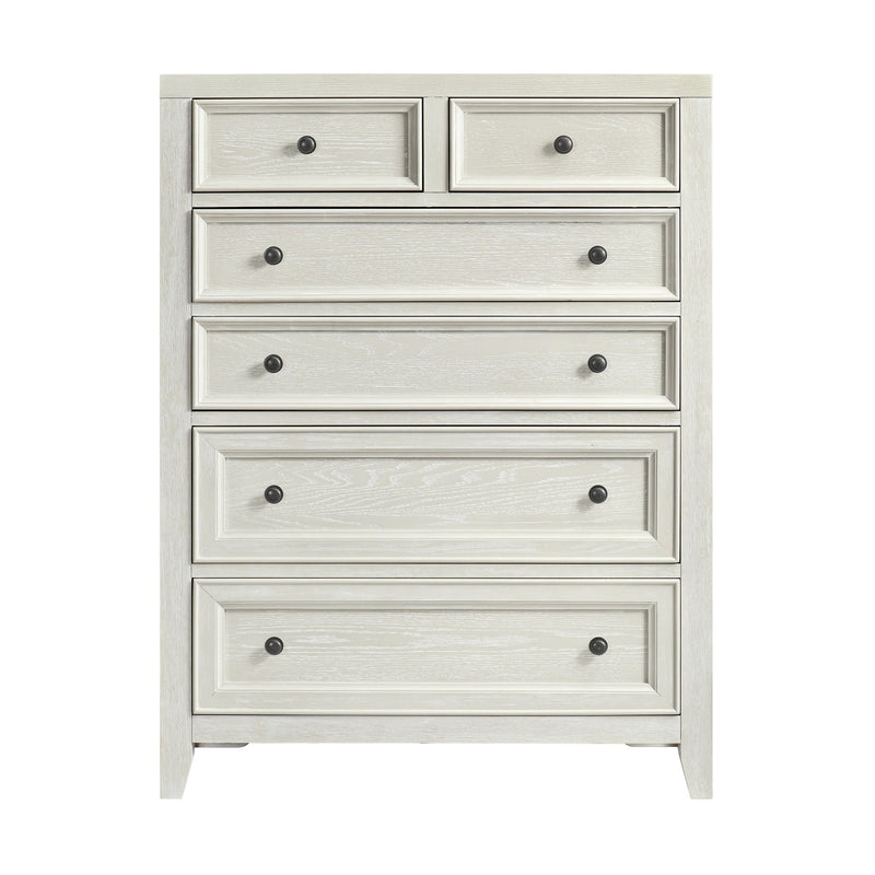 6 Drawer Chest With Knobs And Smooth Slides