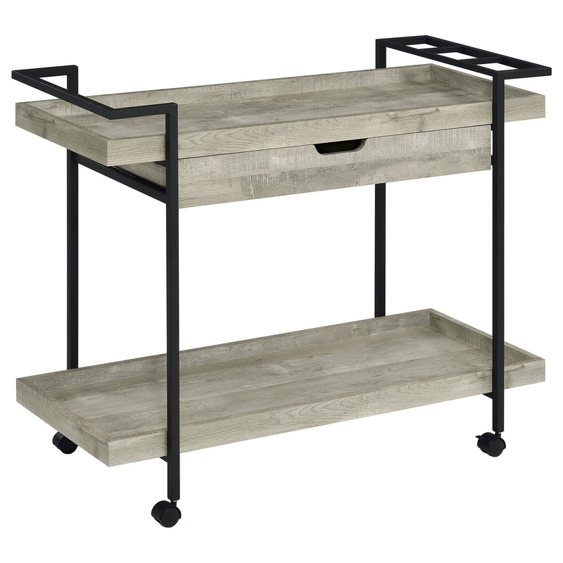 Begonia - 1 Drawer Cart - Driftwood
