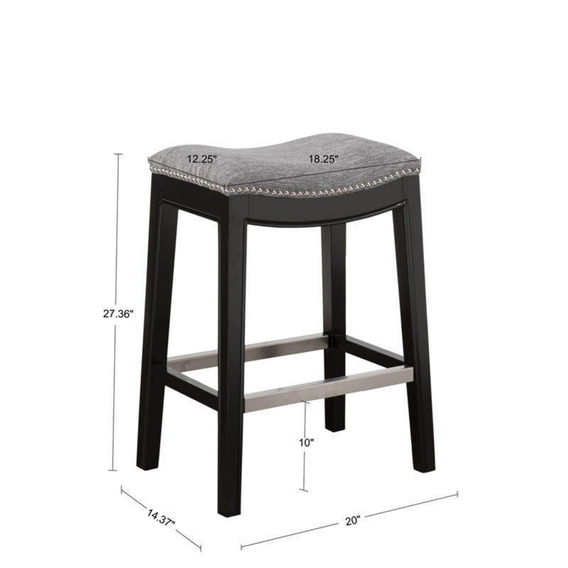Saddle Counter Stool With High Density Foam
