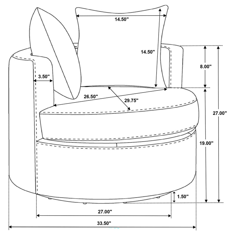 Quinn - Swivel Accent Chair