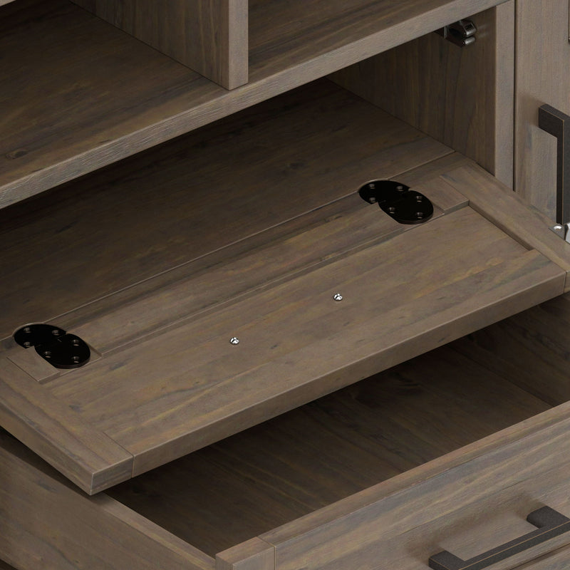 Ela - TV Media Stand - Smoky Brown