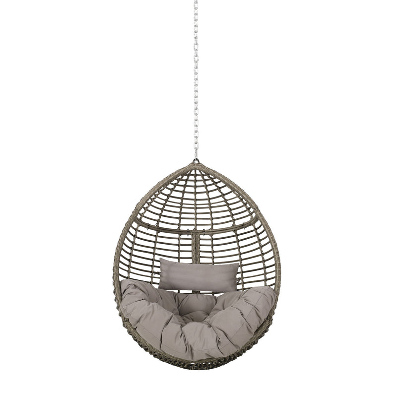 Morris Teardrop - Hanging Chair With Chain And Water Resistant Cushions