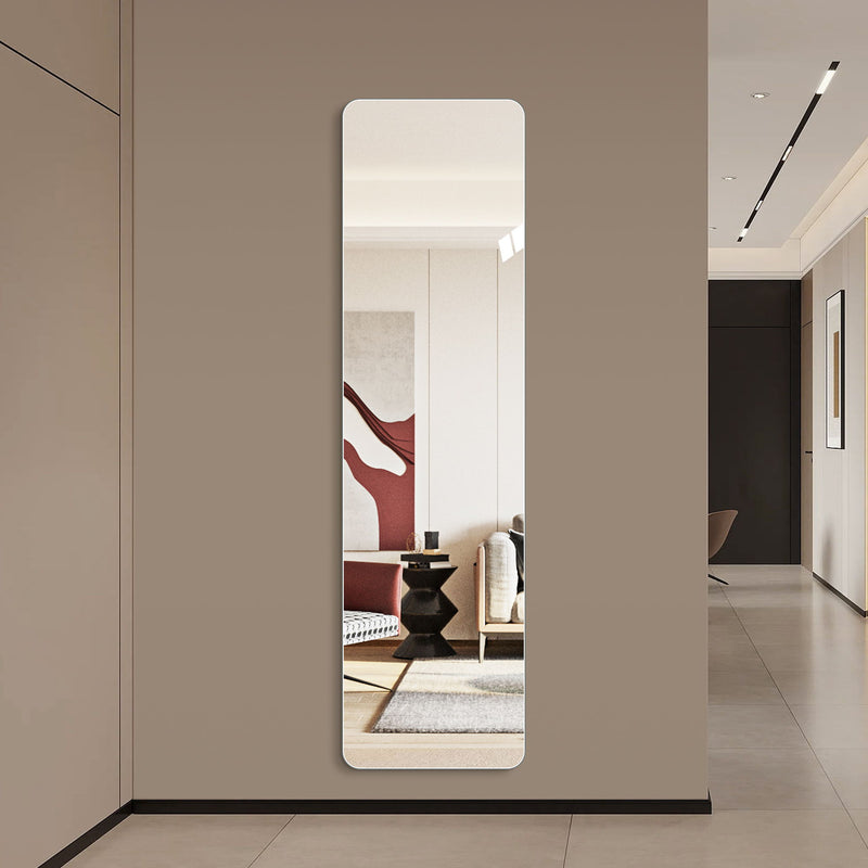 Full Body Round Corner Mirror For Living Room