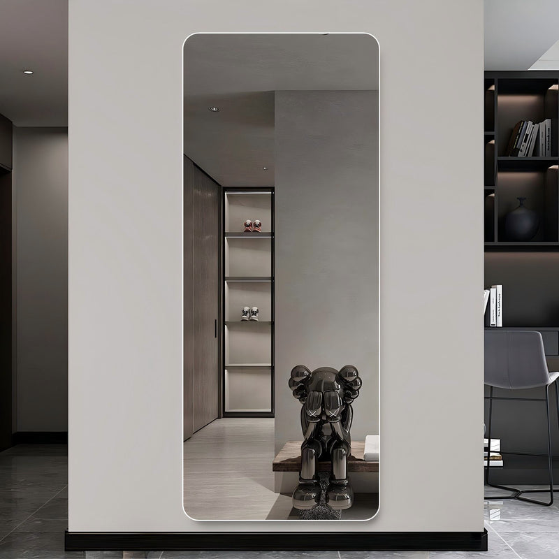 Full Body Round Corner Mirror For Living Room