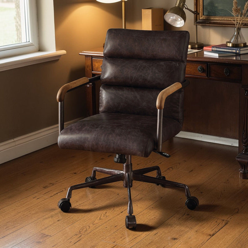 Harith - Retro Top Grain Office Chair