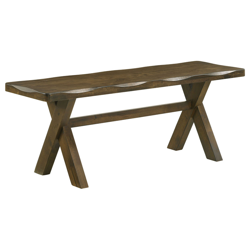 Knotty - Dining Bench - Brown