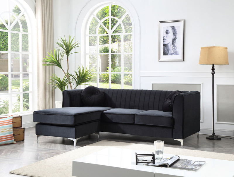 Delray - Micro Suede Sofa Chaise