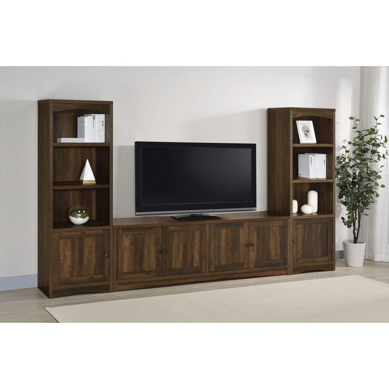 Lunetta - 3 Piece TV Stand With Media Towers - Pine Wood