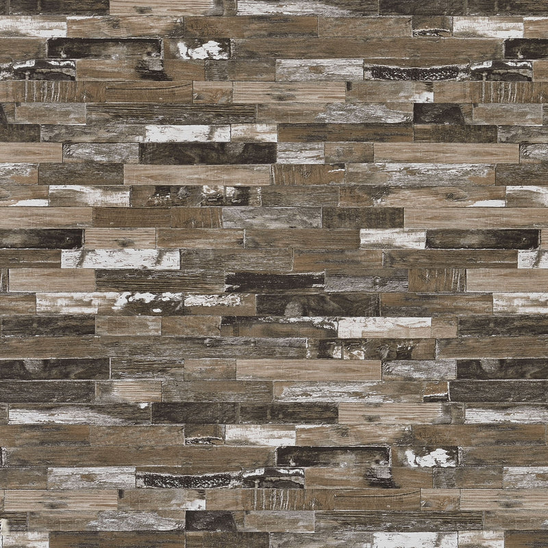 Salvaged - 4 Shelf Writing Desk With Hollow Board - Brown