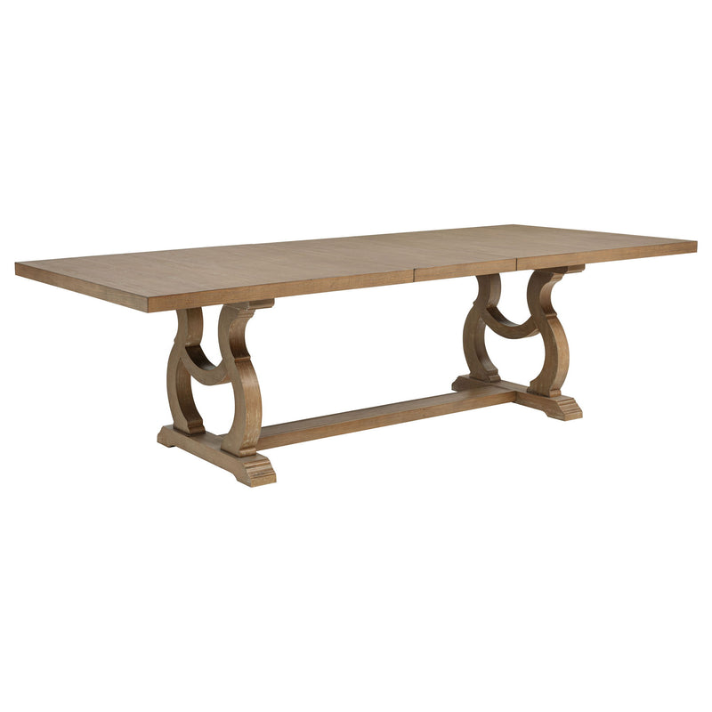 Fremont - Trestle Rectangular Dining Table With Removable Leaf