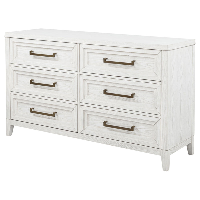 Inverness - 6 Drawer Bedroom Dresser - White