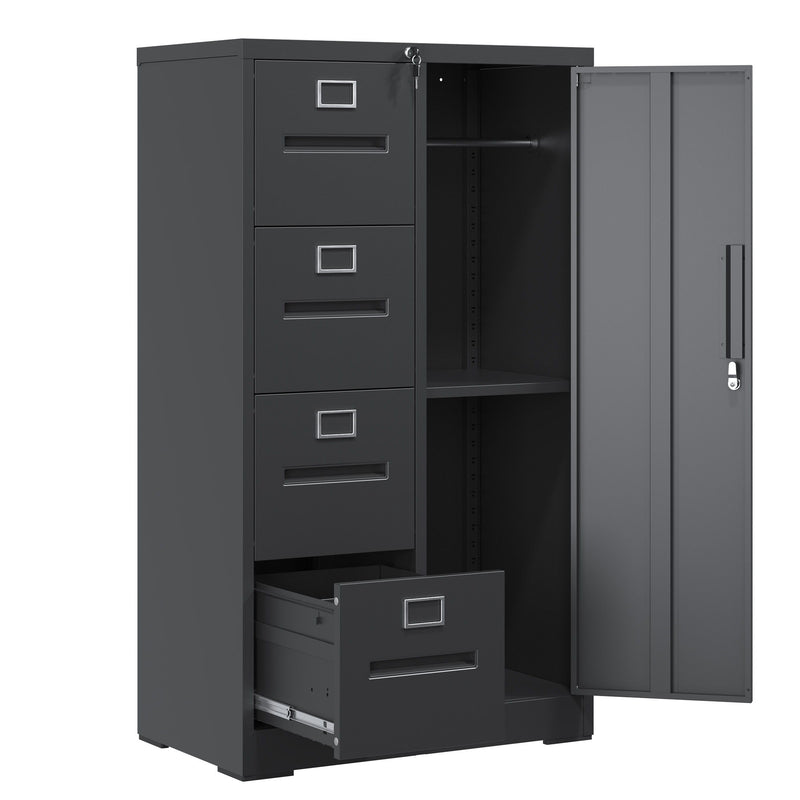 Storage Vertical Filing Cabinet With Lock