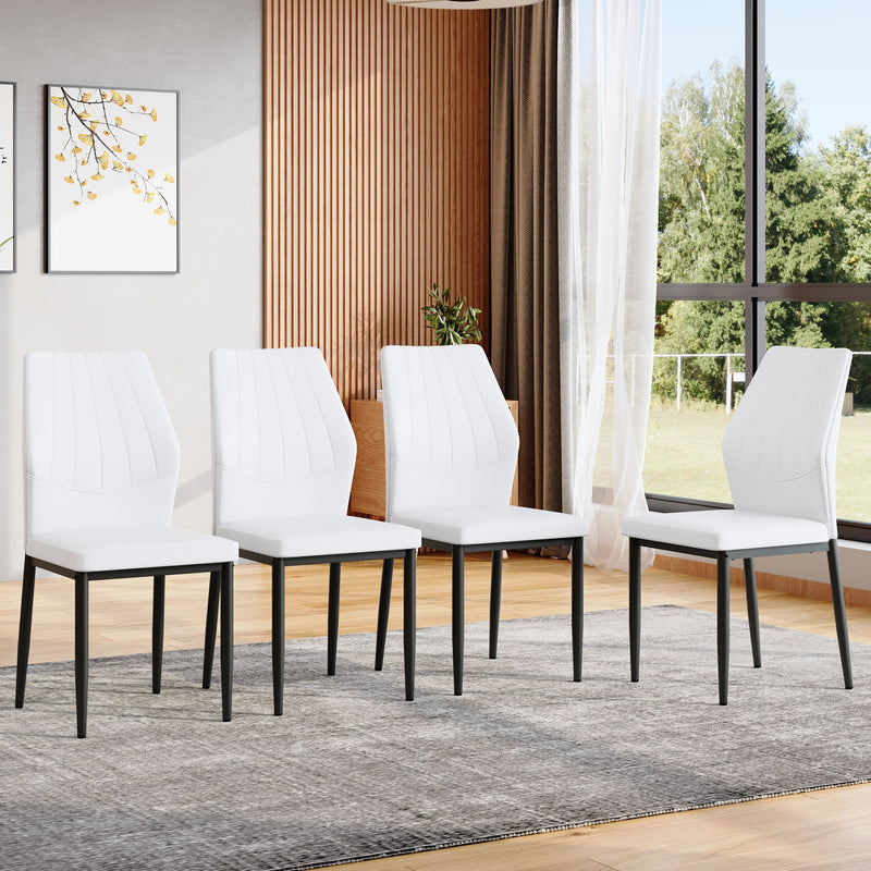 Dining Chairs With Shell Pattern, Comfort And Style