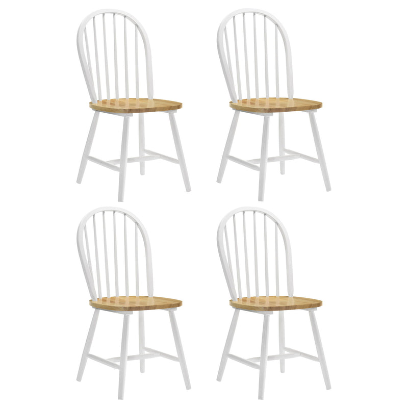 Spindle - Back Side Chairs (Set of 4) - Natural