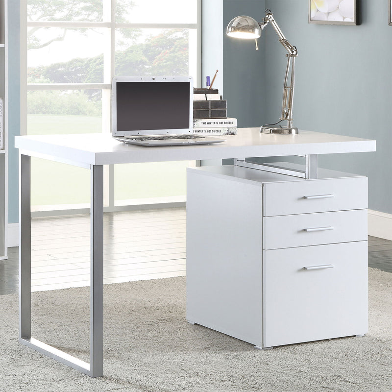 3 Drawer Reversible Office Desk