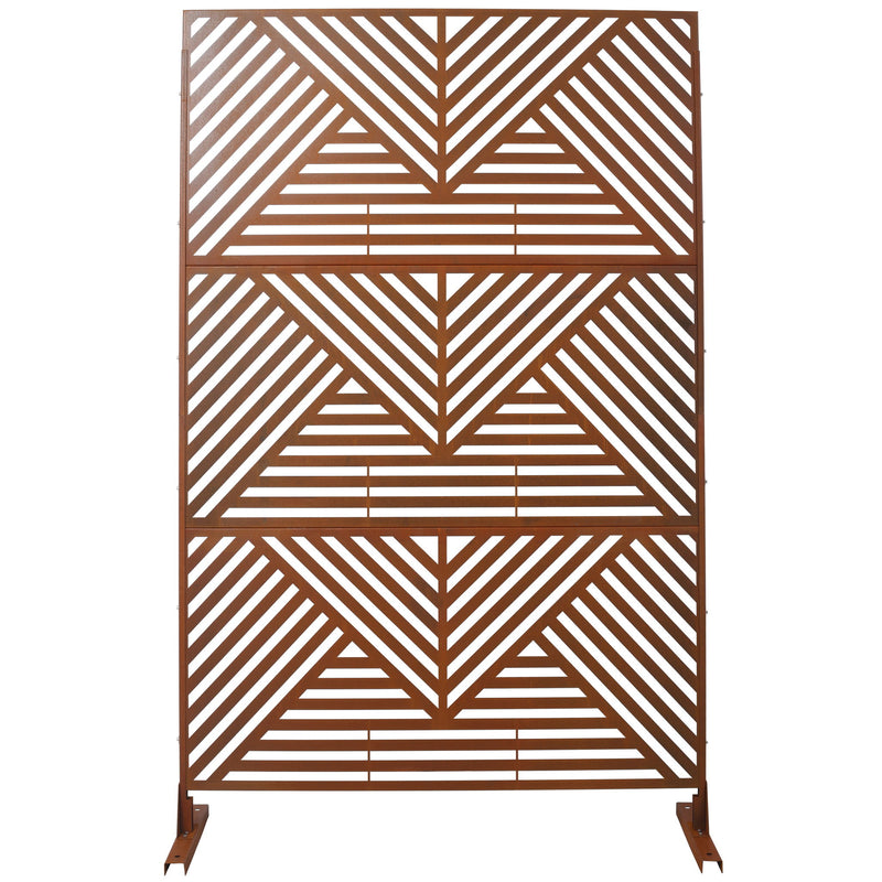 Freestanding Outdoor & Indoor Freestanding Metal Privacy Screen