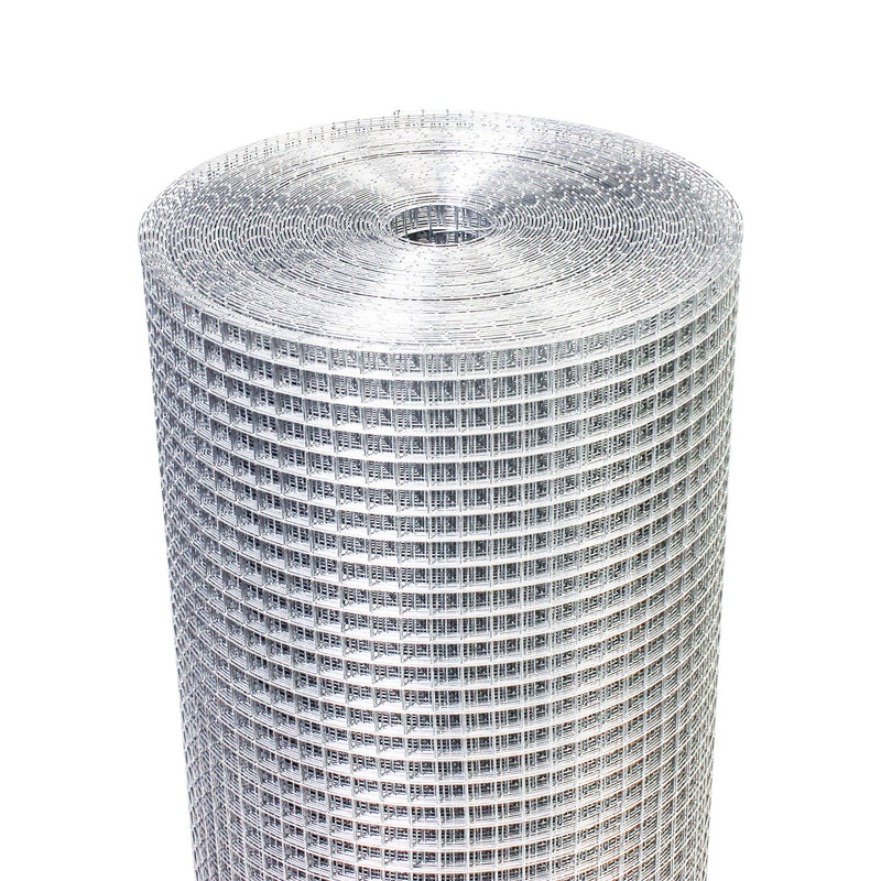 Galvanized Hardware Cloth, Chicken Wire Fence Roll For Garden And Animal Enclosures - Silver