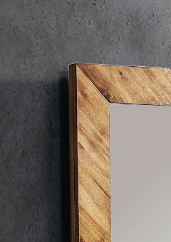 Steampunk Mirror - Chestnut