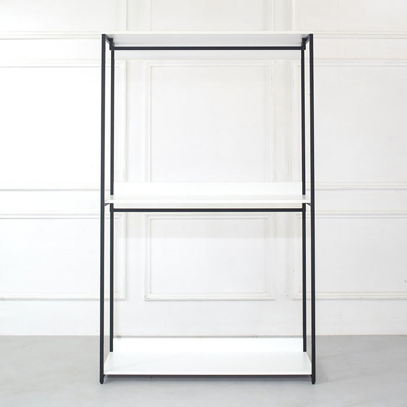 Fiona - Freestanding 3 Tower System Walk In Closet With 7 Shelf Wood And Metal Frame - White