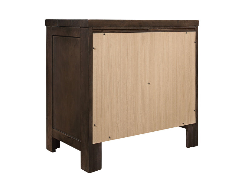 2 Drawer Nightstand - Brown