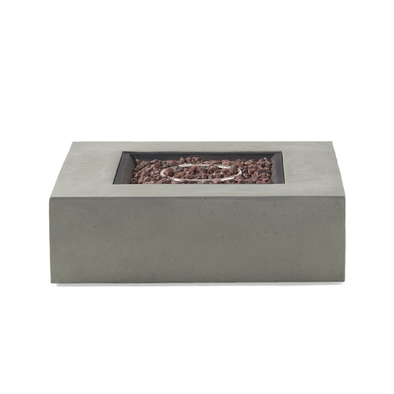 Modern 50, 000 Btu Square Fire Table With Propane Tank
