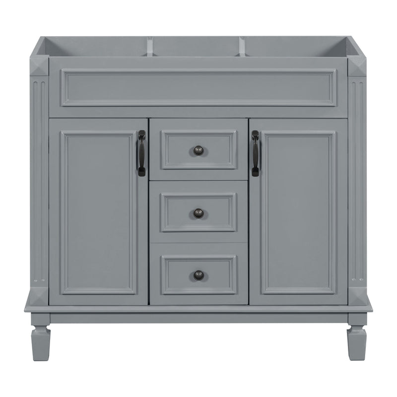 Bathroom Vanity Cabinet With 2 Soft Closing Doors And 2 Drawers
