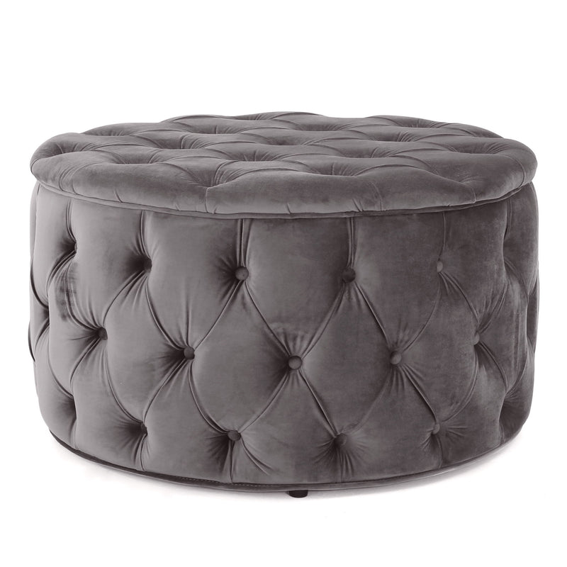 Modern Glam Ottoman Velvet