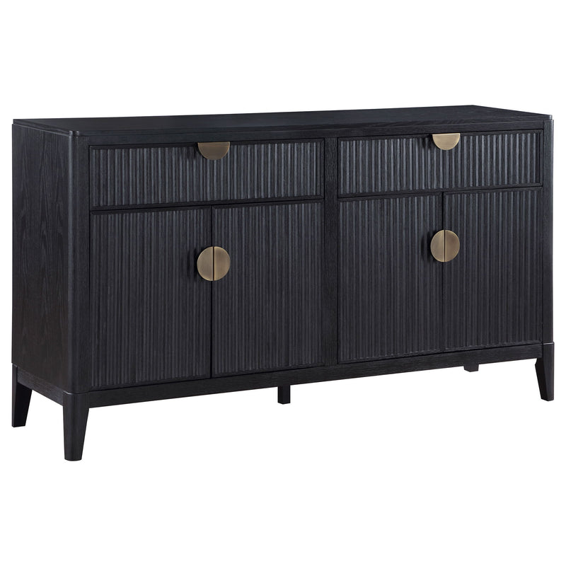 Mason - 2 Drawer Sideboard Storage Furniture - Black