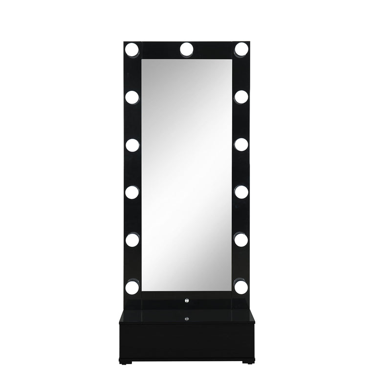 Elisa - Narrow Tall Mirror With Speaker And Drawer