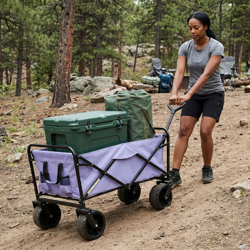 Wagons Carts Heavy Duty Foldable With Big Wheels