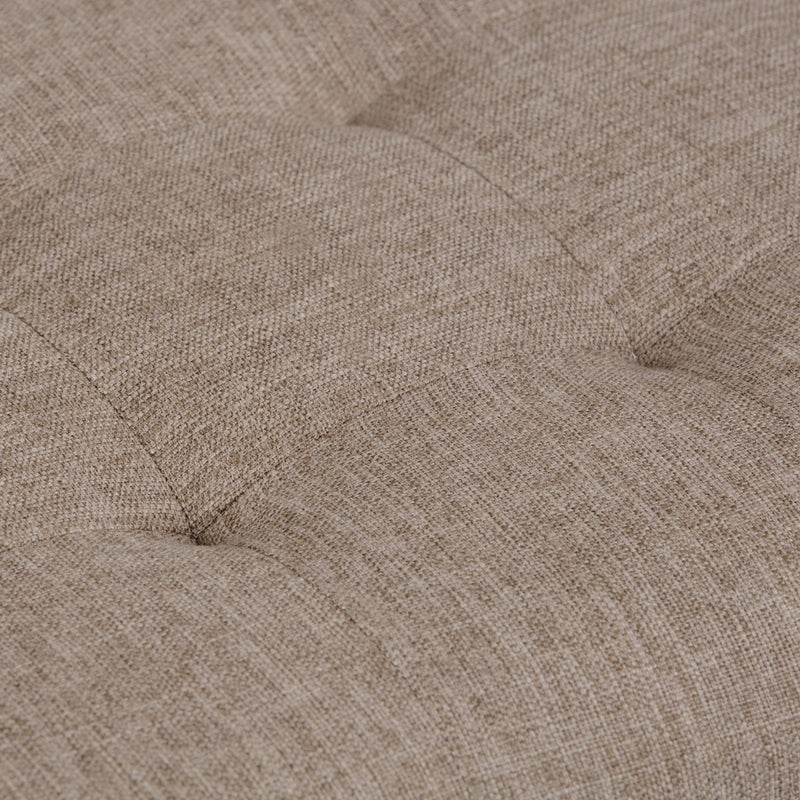 Draper - Upholstered Mid Century Tufted Ottoman Bench