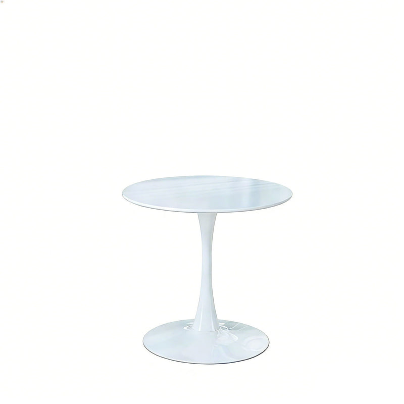 Mid-Century Tulip Table With Round Top, Pedestal Base