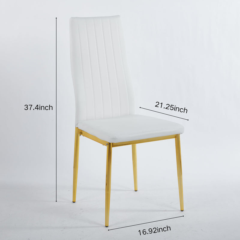 Golden Leg Dining Chair (Set of 4)