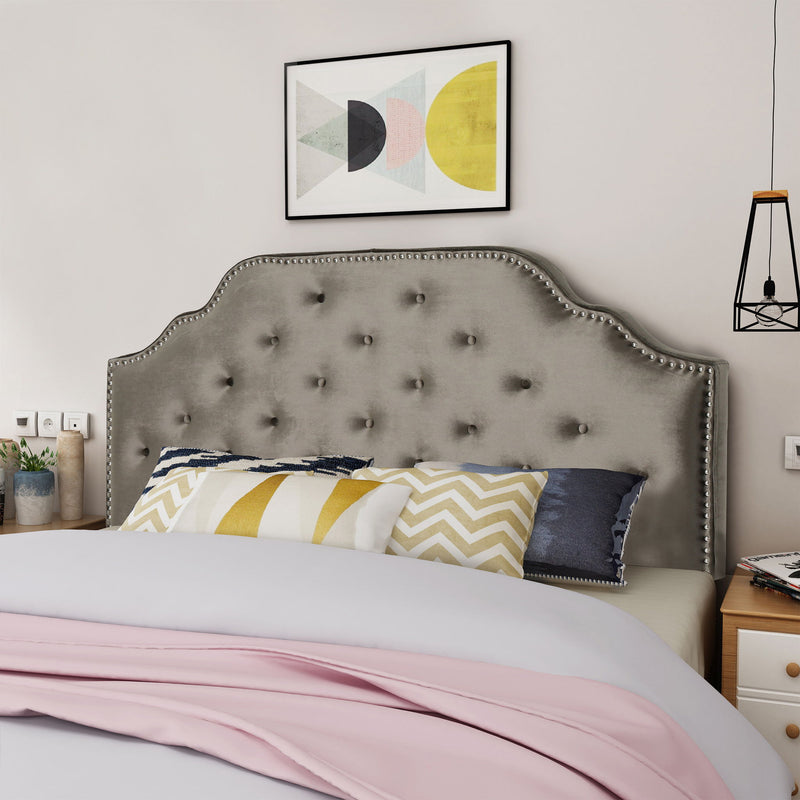 Luella - Button Tufted Upholstered Headboard