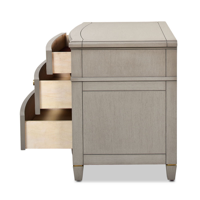 Dauphin - 3 Drawer Accent End Table