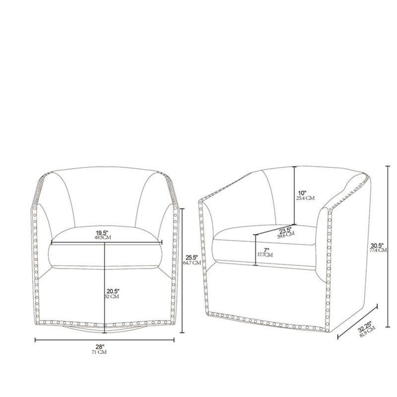 Luxurious Chair With 360 Degree Rotation