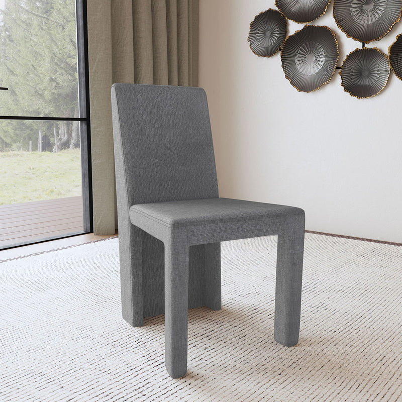 Santa Cruz - Upholstered Dining Side Chair (Set of 2) - Gray