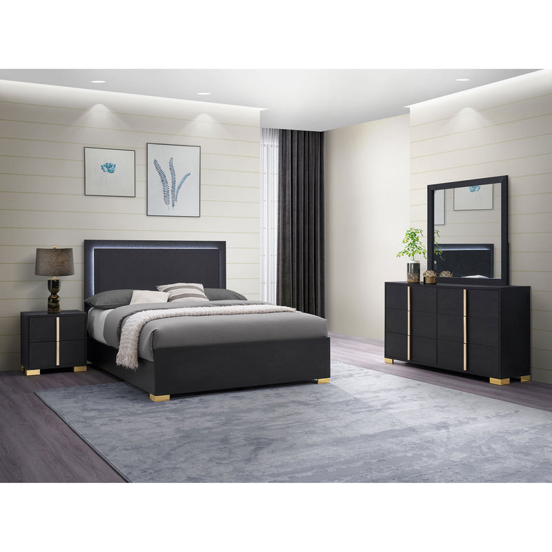 Jeremiah - Bedroom Set With LED Headboard