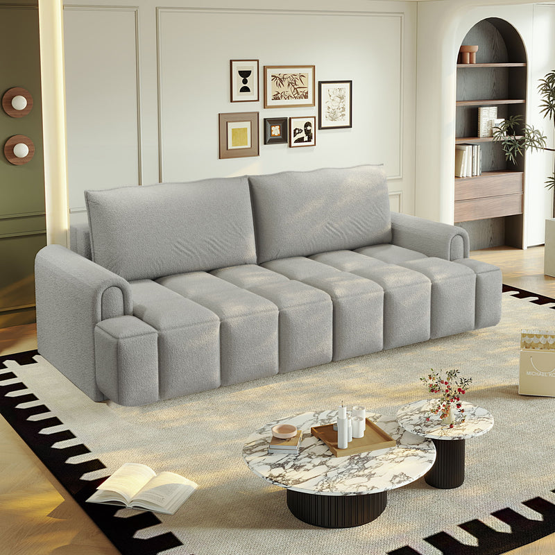 4-Seater Modern Couch With Seats Storage