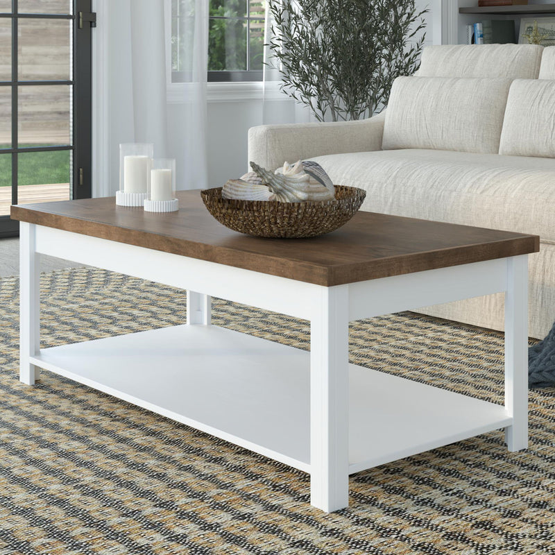 Coffee Table - Jasmine Whitewash / Barnwood