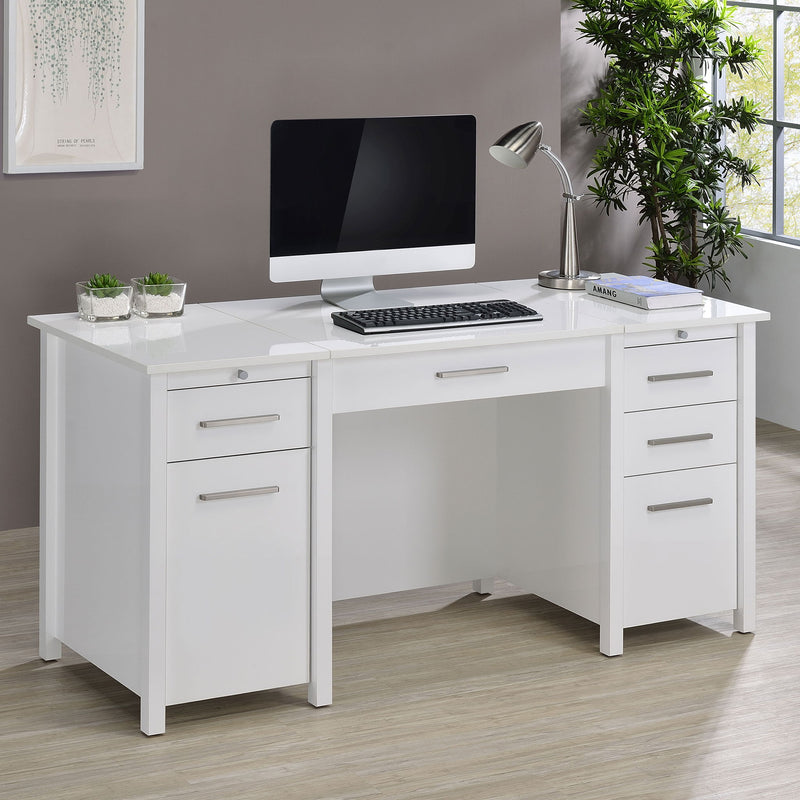 Rayna - 4 Drawer Office Desk With Lift-Top