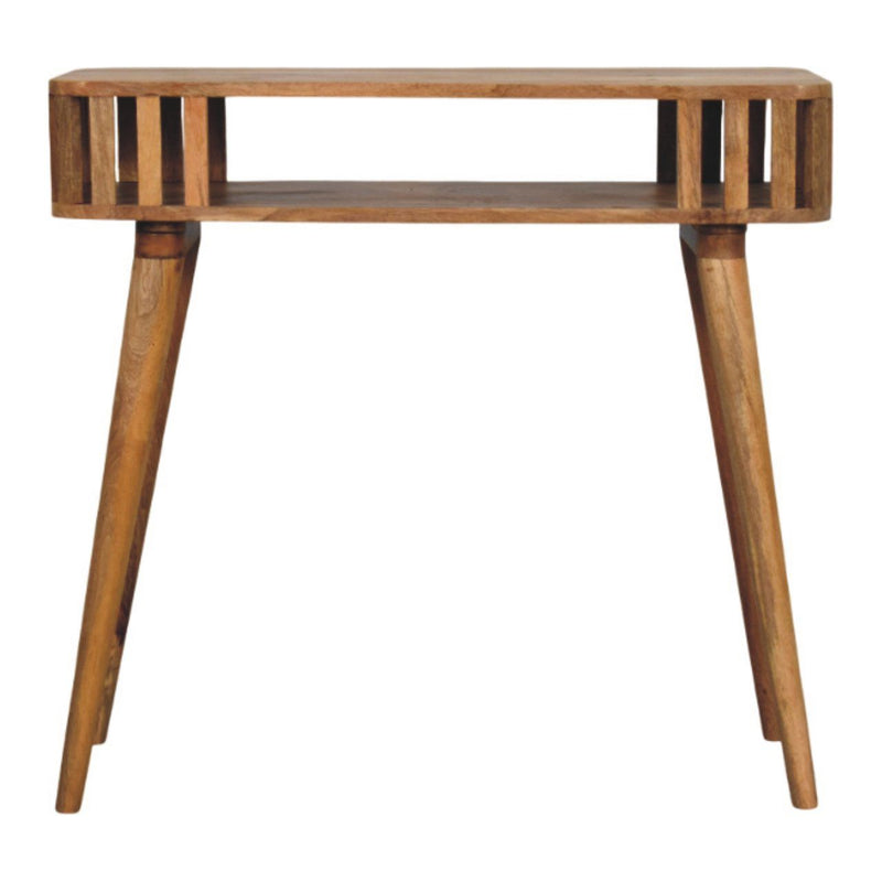 Slatted Console - Light Brown