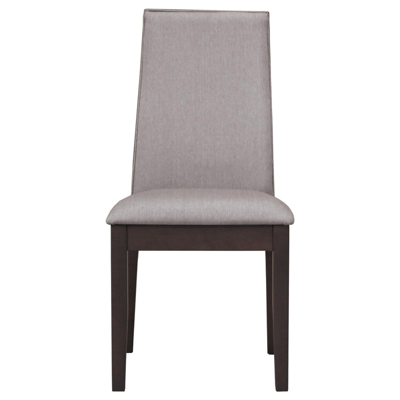 Upholstered Dining Chair (Set of 2) - Taupe / Brown