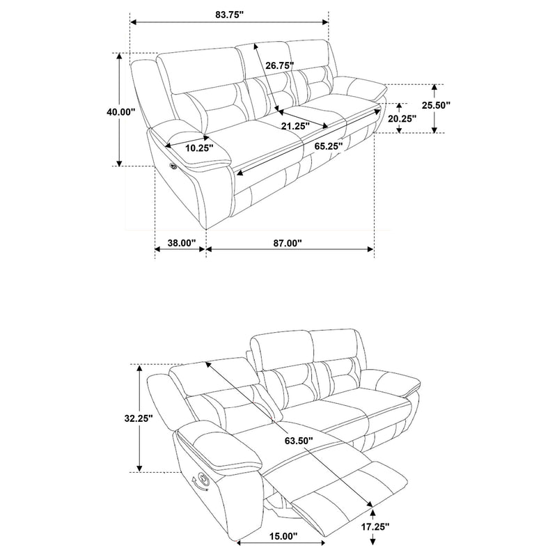 Brazelton - Pillow Top Arm Motion Living Room Set